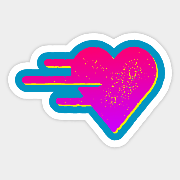 Fun Heart Design Sticker by AlondraHanley